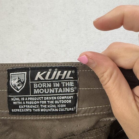 Kuhl Shorts Mens 32 Brown Stretch Nylon Spandex Hiking Outdoor Cargo Quick Dry - Picture 13 of 16